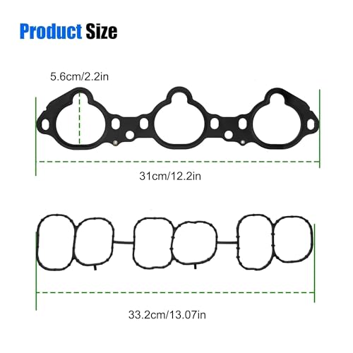 Image of MS97143 Intake Manifold Gasket Set Fit for Nissan Infiniti Vehicle 3.5L V6 2007-2024 for Altima Maxima for Murano Pathfinder Quest 2007-2017 for QX60 JX35 2013-2016 Replace# MS19450