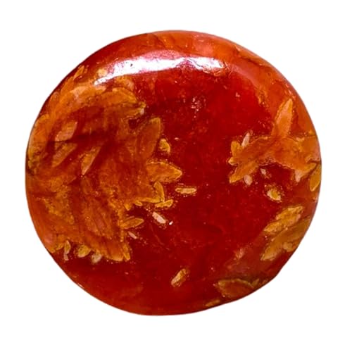 Rhodochrosite pierre naturelle taillée en cabochon 31mm pour sertissage de bague et collier