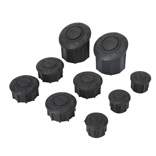 Motorrad Rahmenkappen Hole Cover Kappen Schrauben Abdeckkappen für R1200GS R1250GS R 1200GS Adventure R 1250GS (9pcs)
