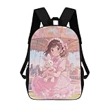 ERSTSNCK Women in The Amusement Park Laptop Backpack for Travel Work Cute Bookbag Computer Backpack Casual Daypack