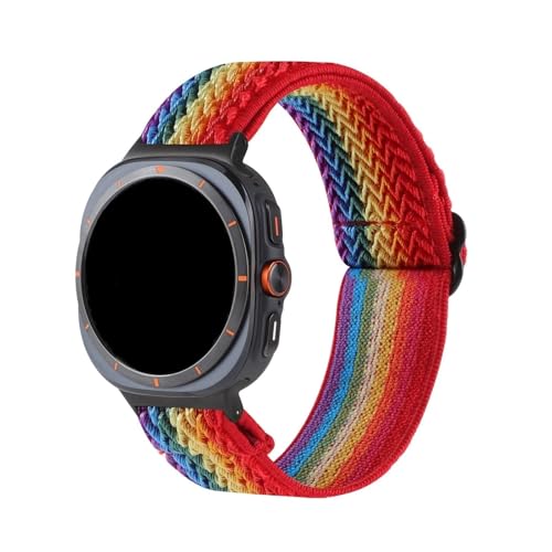 [PLYYQZM] ���[�v�i�C�����X�g���b�v .�ɍ��� Sam su ng Galaxy watch �E���g�� 47 �~�����[�g�������\�ȃi�C�����X�g���b�v�ɓK�p(Rainbow colors)