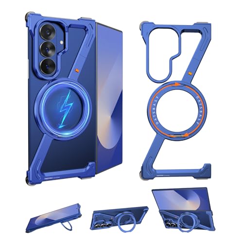 Coque Samsung Galaxy Z Fold 7 sans cadre avec support magnétique rotatif