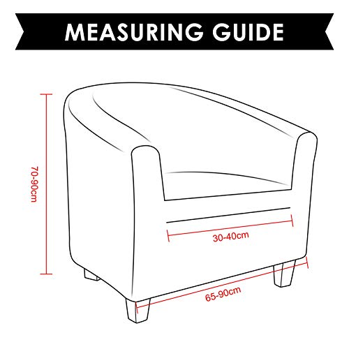 Hotniu Club Chair Slipcover Tub Chair Covers For Armchairs, High Stretch Armchair Slipcover, Furniture Protector For Living Room, Removable Wing Back Covers, Geometric Tiles Armchair Covers #TOP6