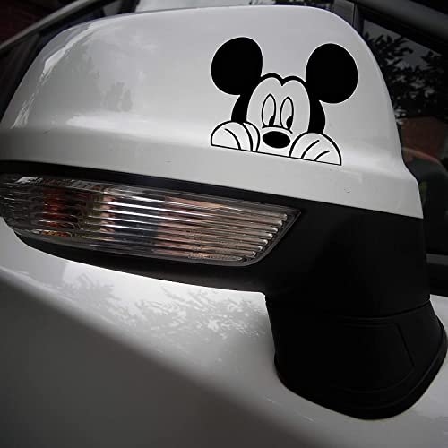 Mouse Peering Inspired Novelty Car Stickers/Light Switch Stickers Wall Decal (8Cm X 6Cm, Black) #TOP2