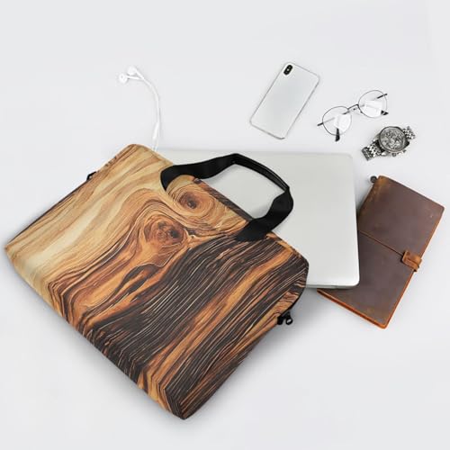 Bolsa Bandolera Brown Wood para Laptop 13-16 pulg miniatura 5
