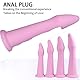 Jixaxe 40cm Riesige Analplug Extra Lang Buttplug Weiches Silikon Dildo mit Saugnapf Rosa Dildos Anal Plug Fisting Masturbator Analspielzeuge Anal Dilator Sex Spielzeug für die Frau Männer Paare (S)