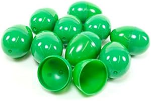 Plastic Easter Eggs Green: 50 Pack of Vibrant Green Eggs for Endless Creativity