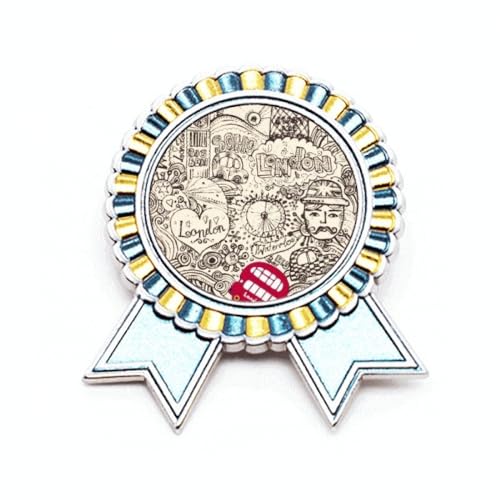 Broche Big Ben médaille britannique en métal cadeau parfait pour voyageur