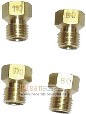 M7 Natural Gas Cooker Injector Set, 4 Units : Amazon.co.uk: DIY & Tools