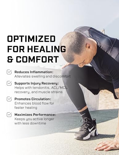 DFND Unisex Recovery Rx Compression Leg Sleeves (2 Pack) – For Injury Relief, Recovery & Enhanced Performance – Made in USA4