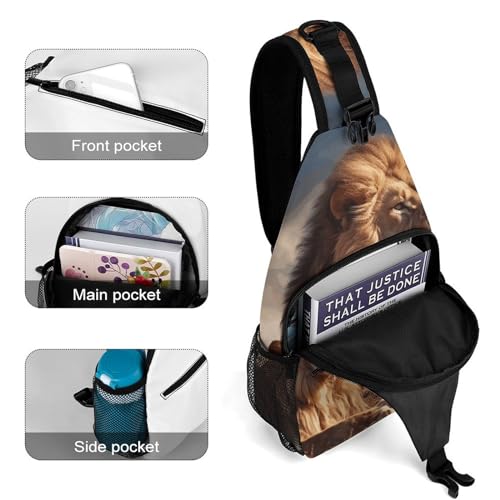 Bolso bandolera cruzado para viaje y senderismo 38x20 cm miniatura 4