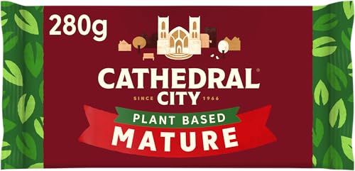 Cathedral City Plant Based Mature Cheddar Cheese Flavour Vegan Block 280g