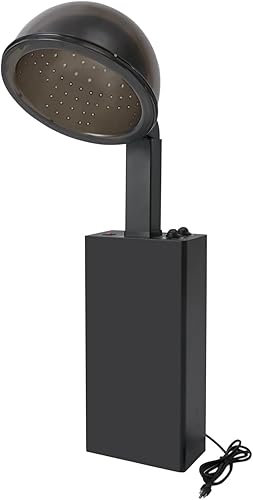 Secador de pelo profesional con capucha, casco de secador de pelo independiente de 1200 W con temporizador ajustable (0-60 minutos) y 3 ajustes de