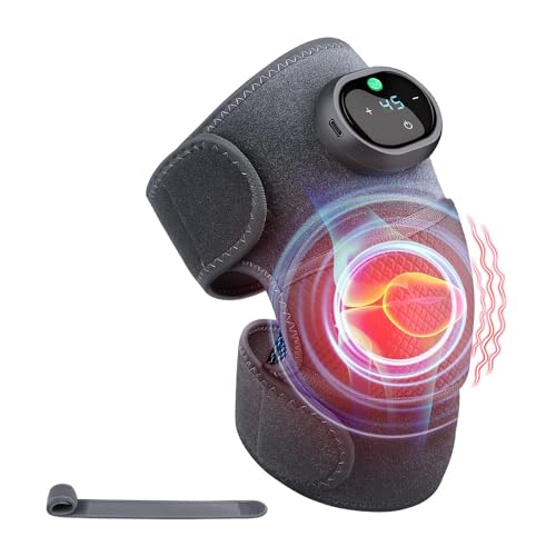 Hanabitx Masajeador Calefactor de Rodilla, Masajeador de Vibració...