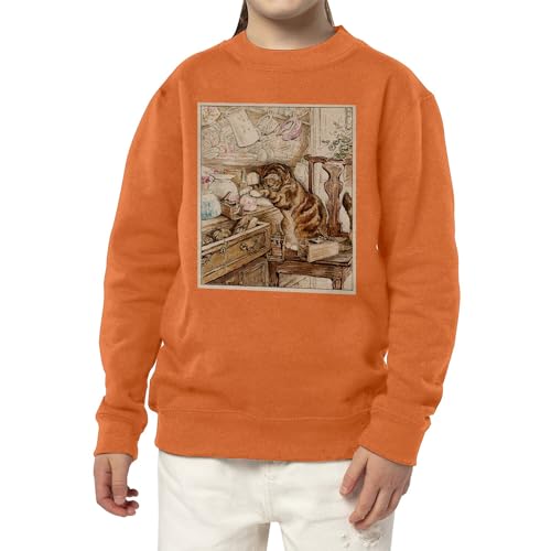 Sweatshirt enfant chatons tiroir illustration pull confortable anti-irritation - 3