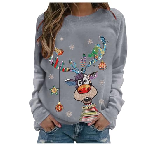 Generisch Lustige Weihnachtspullover Damen Weihnachtsoutfit...