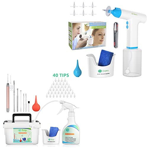 Electric Ear Wax Removal Kit & Ear Cleaning Kits, Ear Wax Cleaner Safe And Easy Ear Cleaning Ear Flush Kit For Adults&Kids #TOP3
