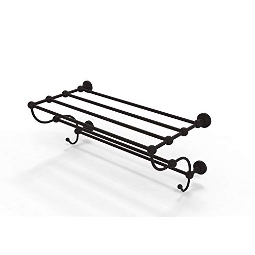Allied Brass WP-HTL/36-5 Waverly Place Collection 36 Inch Train Rack Towel Shelf, Oil Rubbed Bronze