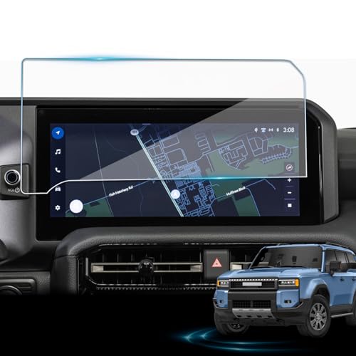VEIROOM Screen Protector For Toyota Land Cruiser 2024 2025, Tempered Glass Protective Film For Landcruiser Accessories - 12.3 inch