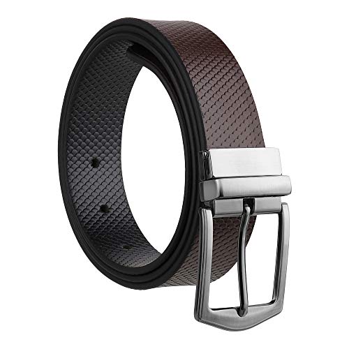Image of ZORO Men's Genuine Leather Reversible Belt, Black /Brown |RSFS-01| Size-