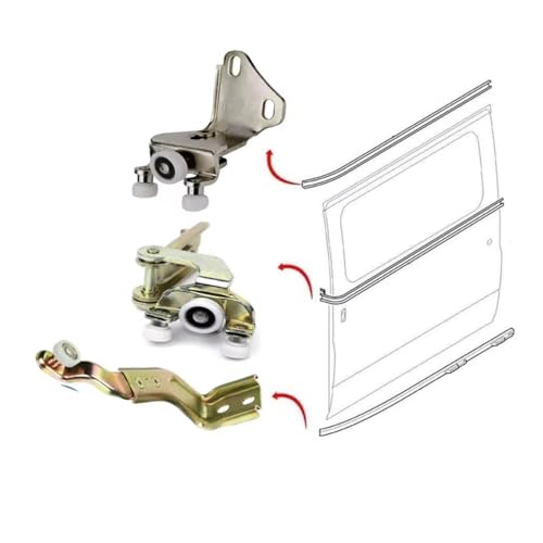 Rodillo guía de puerta corrediza con rodamiento suave compatible con Sprinter 95-06 3