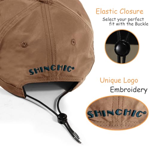 Image of Mens Waterproof Baseball Cap Womens Rain Hat Quick Dry Running Hat with Sweatband Outdoor Golf Breathable Sports Cap