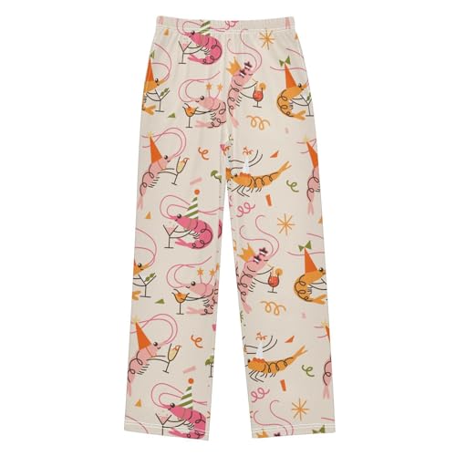 Party Shrimp Boys Pants Boys Athletic Pants Long Pant for Boywith Pockets Wide-Leg Size 6-14Y