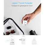 2 Pack US to Japan Plug Adapter, 2 Prong to 3 Prong Outlet Adapter - Image 5