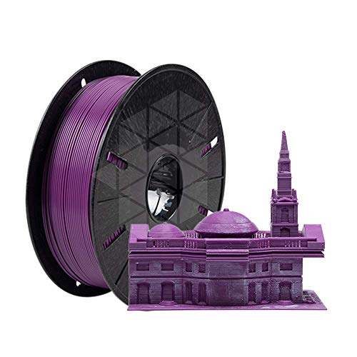 Image of Tesseract Premium PLA + 1.75mm 3D Printing Filament | Dimensional Accuracy + /- 0.03mm | Compatible with Most FDM Printers | 1 KG 3D Printer Filament - PLA Purple (Quantity 1)