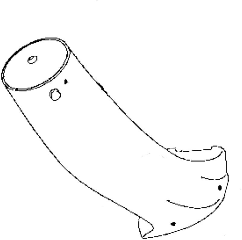 Husqvarna 187300 Lawn Tractor Bagger Attachment Lower Chute Genuine Original Equipment Manufacturer (OEM) Part