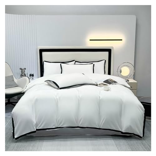 Housse de Couette brossée Queen en microfibre haut de gamme avec taies