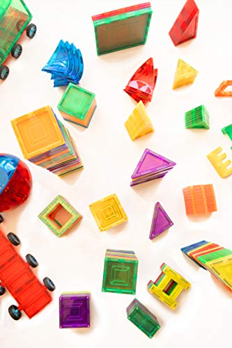 180 PCS 3D Magnetic Blocks Magnetic Tiles - Magnet Building Tiles | Magnetic Tiles Toy Building Sets | Magnetic Building Blocks | Kids Magnets For Kids | Magnetic Tiles For Kids | Magna t Blocks - Thumbnail 3