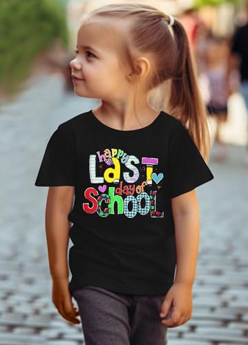 Last Day of School Shirt Toddler Boys Girls School Graduation Tops Kids Student Life Shirt Vacation Tees4