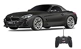 Offiziell lizenziert Jamara 405188 BMW Z4 Roadster 1:24 schwarz 27MHz-offiziell lizenziert, bis zu 1 Stunde Fahrzeit bei ca. 9 Km/h, perfekt nachgebildete Details, hochwertige Verarbeitung