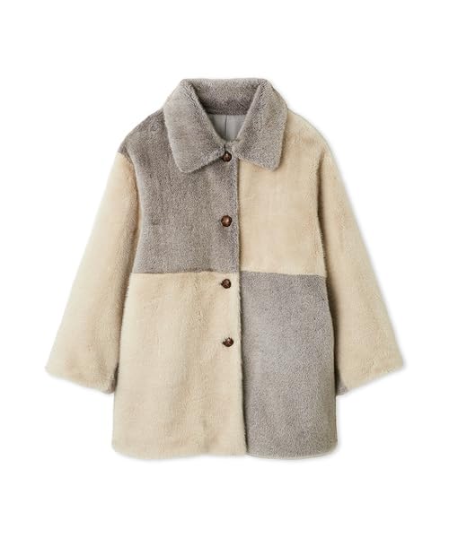 VENTCOUVERT ヴァンクヴェールレザーパッチミンクファーコート VENTCOUVERT ヴァンクヴェールレザーパッチミンクファーコート