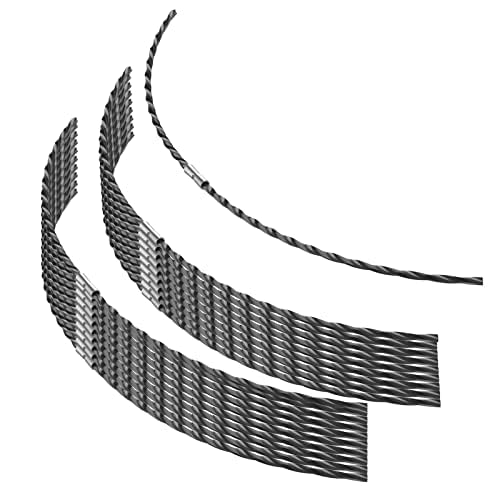 luolety Bosch F016800431 - Hilo de corte extrafuerte, carrete de hilo de corte compatible con cortador de cepillo Bosch AFS 23-37, 37 cm x 3,5 mm (30)