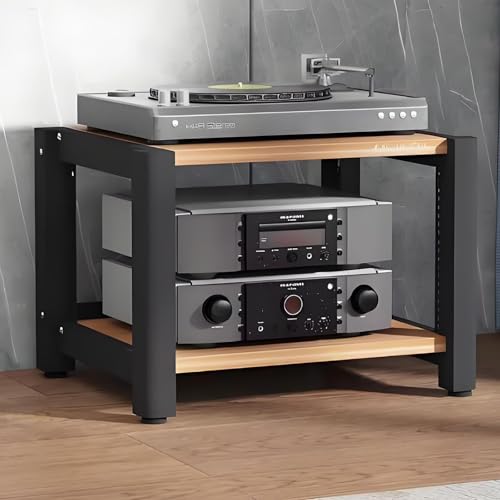 Soporte para tocadiscos regulable de 2 a 5 niveles para consolas y aparatos de TV 2