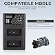 K&F CONCEPT LP-E17 Dual Slot Kameraakku Ladegerät mit Micro USB & Type C Dual Ports für Canon EOS RP, Rebel T8i, T7i, T6i, T6s, SL2, SL3, EOS M3, M5, M6 Mark II, 77D, 200D, 750D, 760D, 800D, 8000D