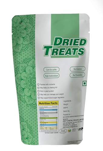 Image of Dried Treats Almond Roasted & Salted 600g (200g X 3) - Dry Fruits- Badam Roasted | Crunchy, Healthy & Delicious Vegan-Friendly Nut Snack | Rich in Protein, Fiber, Healthy Fats, Calcium & Dietry Fibre | Roasted Badam Best for Brain Health and Muscle Function | Lightly Salted Almonds for Energy