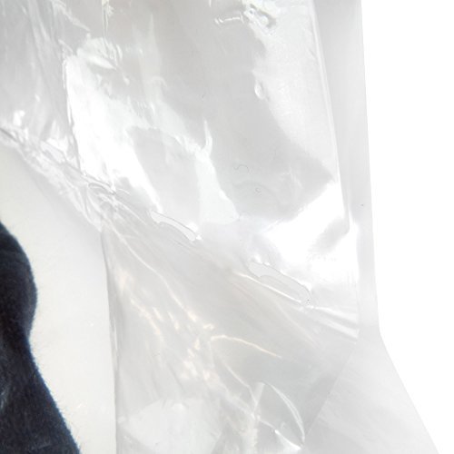 HANGERWORLD 20 Pack Clear Dry Cleaning Plastic Garment Bag - 38inch, 100 Gauge Thick