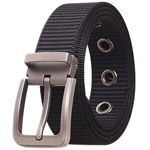 Nylon Belts for Men Thicken Military Style With Replaceable Alloy Pin Buckle, Cut To Fit