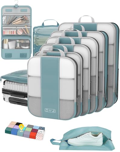OlarHike 10 Set Compression Packing Cubes
