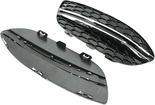 Rejilla antiniebla coche y rejillas delanteras de parachoques Benz W205 2015-2018 Chrome 2