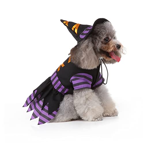 Disfraz de Bruja Halloween para Perros Talla L miniatura 3