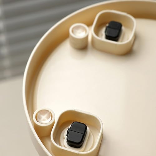 Support de rangement multicouche transparent pour une coiffeuse épurée - 6