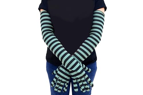 Image of Women's Driving Gloves, Printed Cotton Full Hand Summer Gloves for Protection from Sun Burn /Heat /Pollution (Pack of 1 Pair)