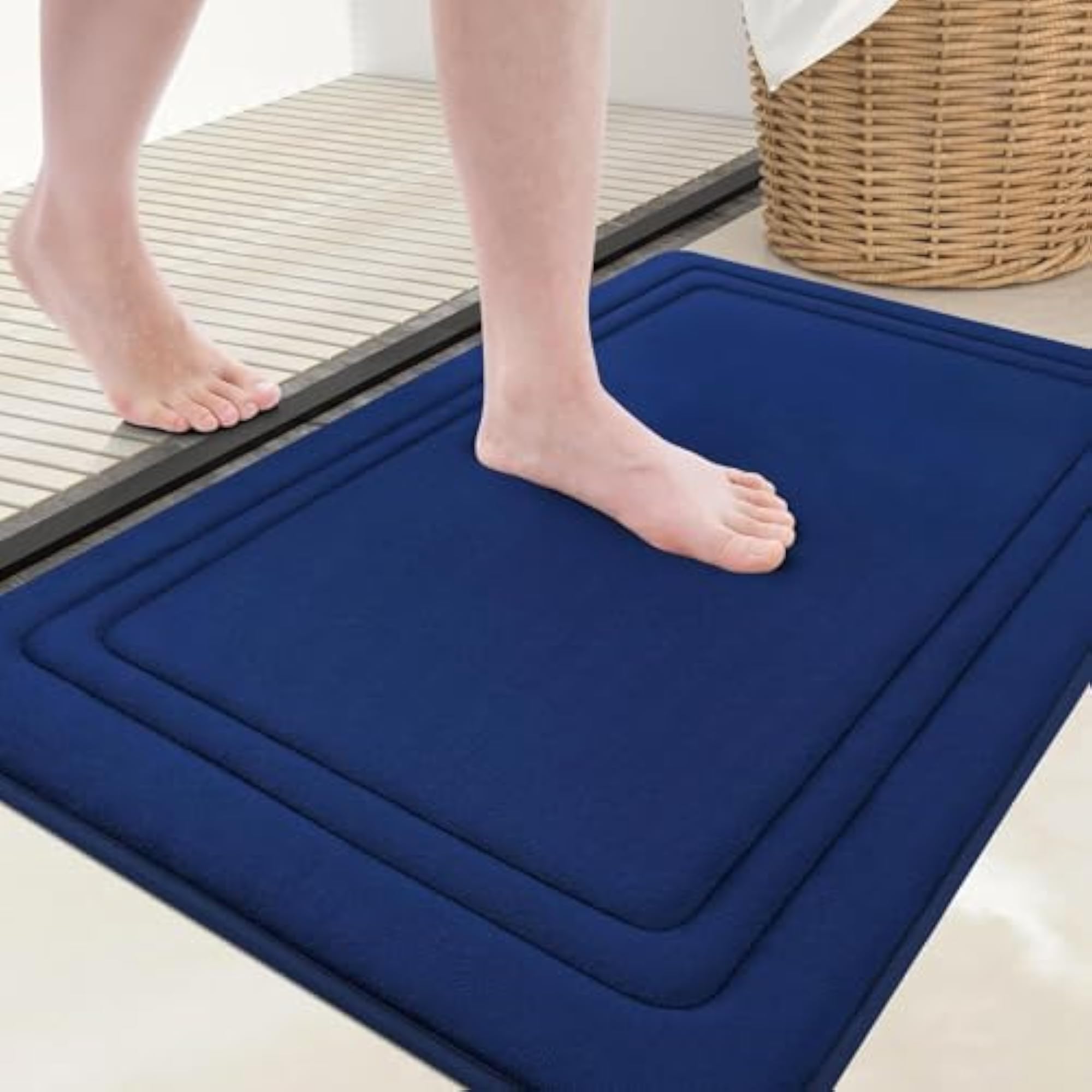 Ultra Soft Memory Foam Bath Rug, Non-Slip and Absorbent