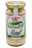 Altenburger Original Bärlauchsenf, 200ml im Glas, würziger mittelscharfer Senf mit leckerer Bärlauchnote
