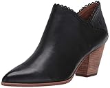 Frye Women's Reed Scallop Shootie Ankle Boot, Black, 6.5 M US
