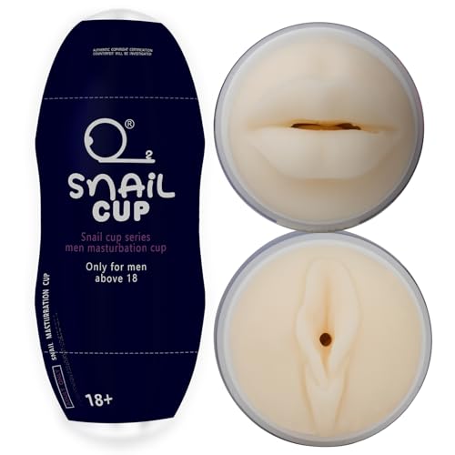 Image of 2-in-1 Dual-Ended Male Masturbator，Masturbation Cup, Male masterburbater，Penis Stroker, Pussy Sex, Oral Sex,Anal Sex 3 Mode Male Sex Toys (Blue)